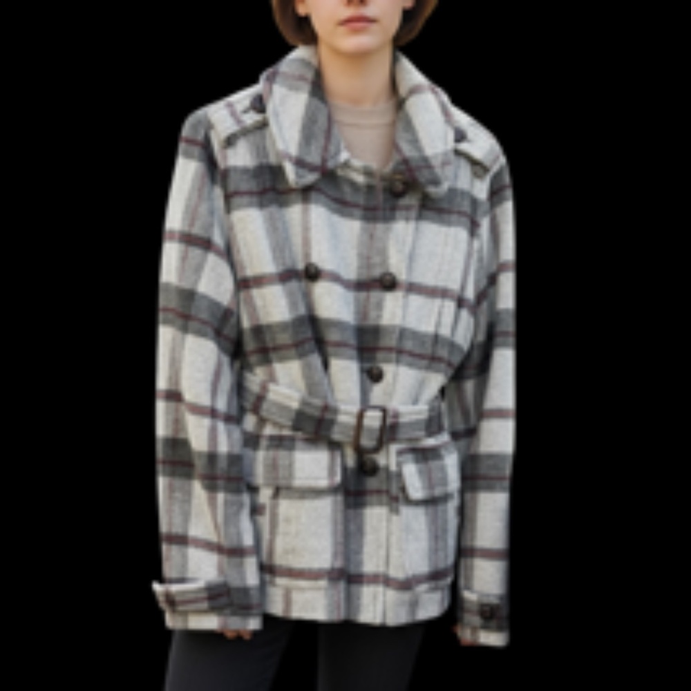 American Eagle Wool Blend Pea Coat XL Academia Gossip Girl